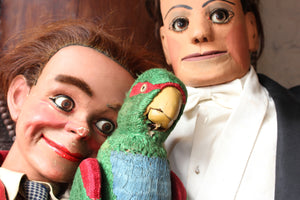 A Fantastic Trio of c.1930-50 Ventriloquist’s Dummies; Peter King Esq, Entertainer