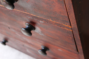 A Handsome Mid-Victorian Stained Pine Chest of Drawers c.1860-70