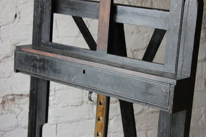 A Superb 19thC Ebonised Gallery Artist’s Easel