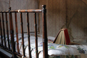 A Good Late Regency Period Faux Bamboo Beech Daybed c.1825-30