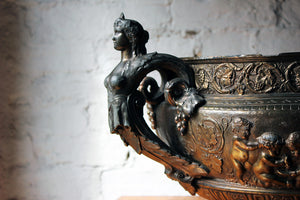 A Good French Gilt Metal Renaissance Revival Wine Cistern c.1870