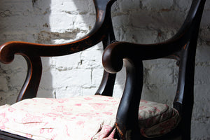 A Very Original Early Victorian Open Armchair c.1840