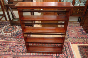 A Classic c.1900 Mahogany Four-Tier Open Bookcase