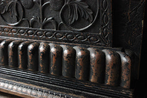 A Good Mid-19thC Anglo-Indian Carved & Ebonised Pedestal Sideboard From Devizes Castle, Wiltshire, England