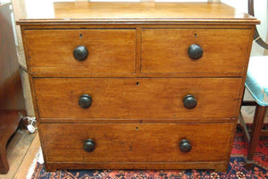 A Good Mid-Victorian Country Oak Chest of Drawers