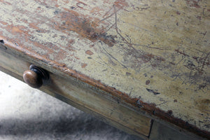 A Large & Wonderful Early Victorian Painted Pine Dairy Table; Ex Lowther Castle c.1840