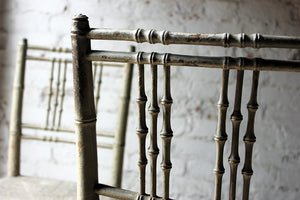 An Attractive Pair of c.1810 Regency Painted Faux Bamboo Side Chairs