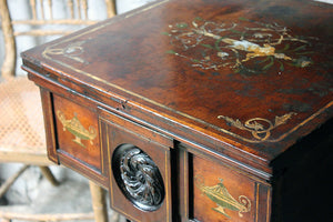 An Attractive George III Painted Mahogany Pedestal Cupboard c.1770-80