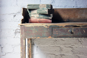 A Decorative Provincial Painted Pine Side Table c.1830