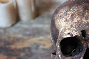 A Well Patinated Early Human Skull; Pre c.1800