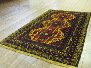 A Handsome Herat Belouche Rug: 130cm x 83cm