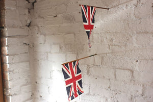 A Pair of Vintage Car or Hand-Held Union Jack Flags c.1930-40