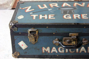 An Early/Mid 20thC Magicians Travelling Suitcase; “Zurando The Great” c.1940